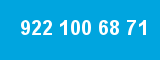 922 100 68 71